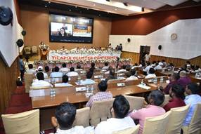 interactive meeting in Raipur, to review the progress of Tilapia