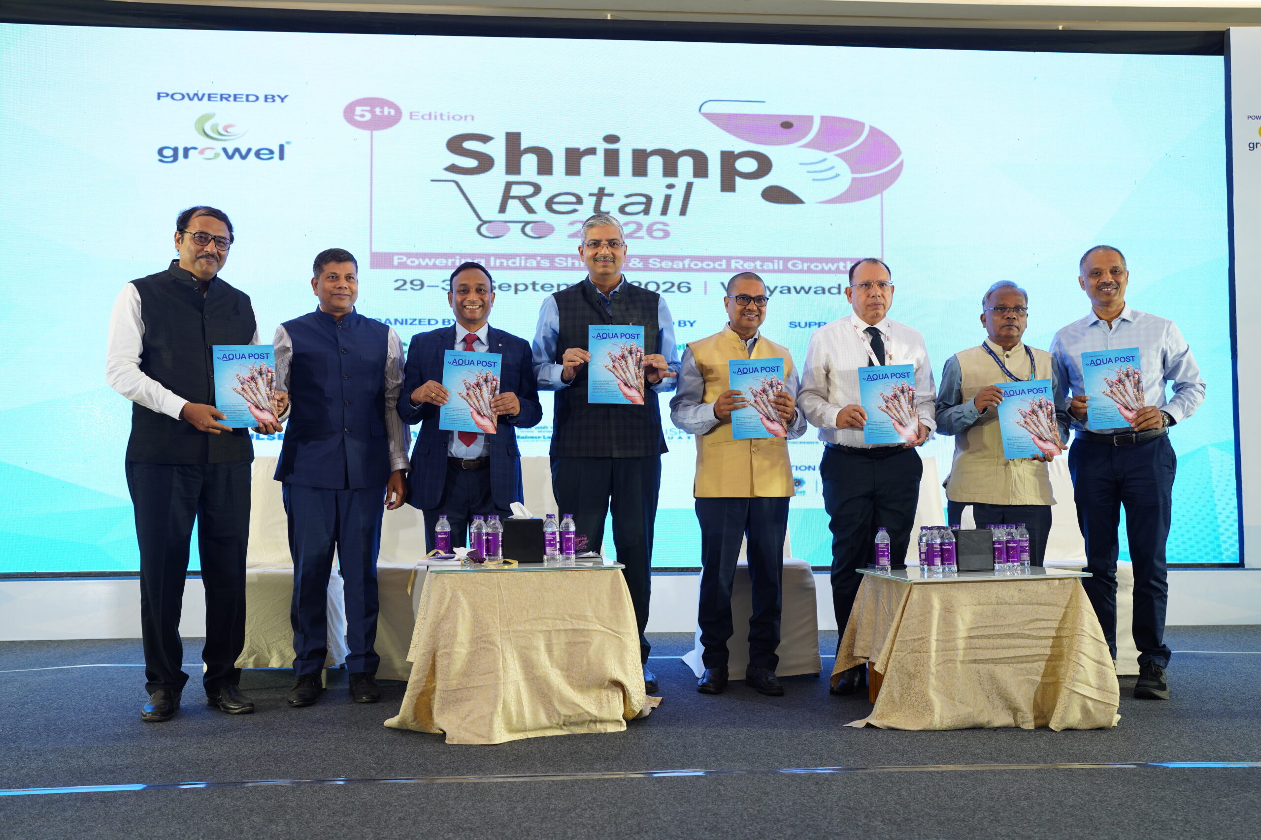 Shrimp Retail 2026 focusing on domestic market development held in Vijayawada